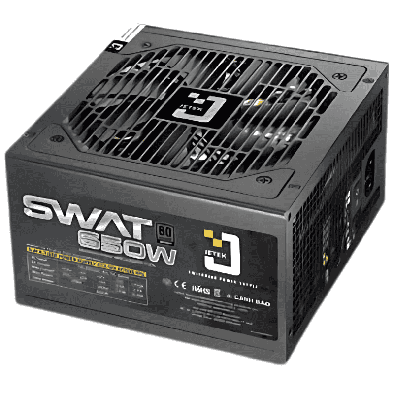 Nguồn Jetek MaxWatt MW650 650W V2(Màu đen)