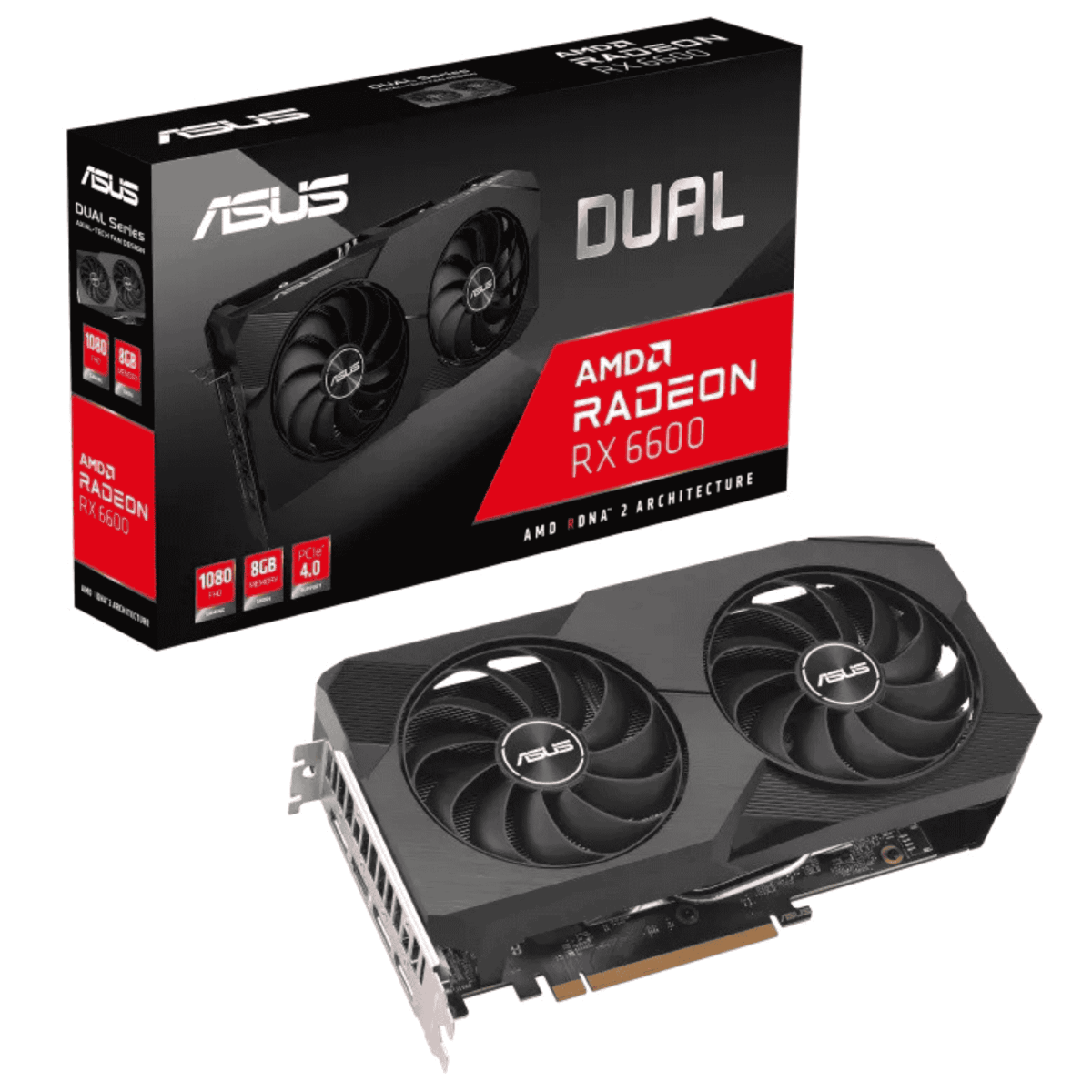 card màn hình ASUS Dual RX6600 8GB V2 GDDR6