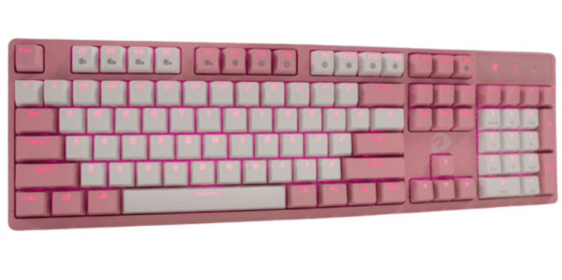 Bàn Phím Gaming Dare-U EK1280S Pink-White 