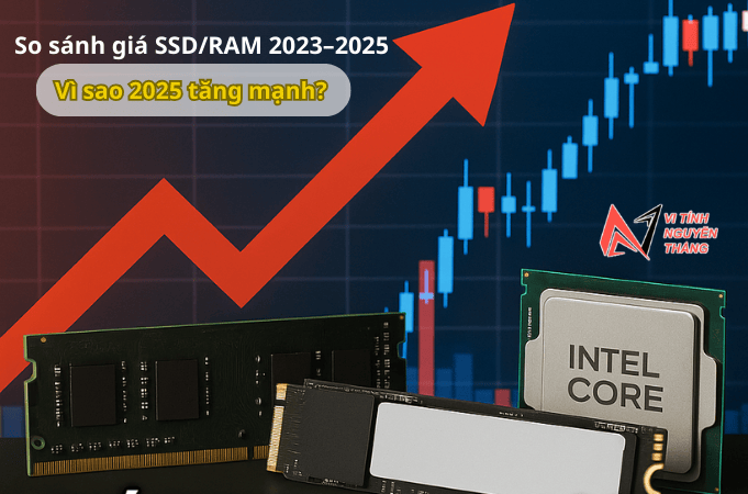 vì sao giá SSD RAM tăng mạnh năm 2025