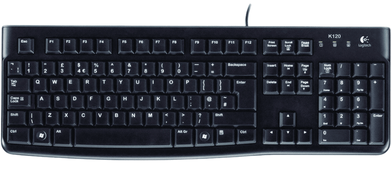 Bàn phím Logitech K120 Chính Hãng - văn phòng