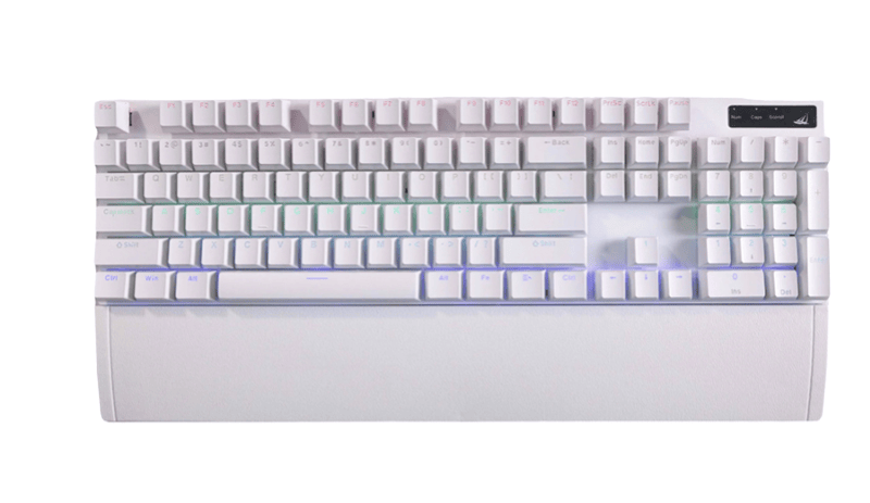 Bàn Phím Cơ Spartan Tc3218 White / Blue White / PiNK White  ( Blue Sw + Led Rainbow )