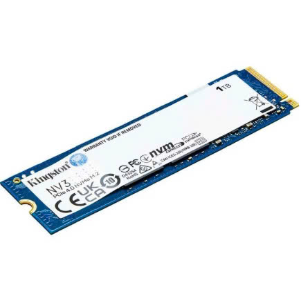 SSD Kingston NV3  1TB GB PCIe 4.0 x4 M.2 NVMe 