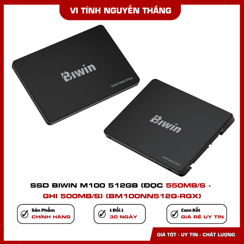 Tốc độ SSD Biwin M100 512GB SATA III