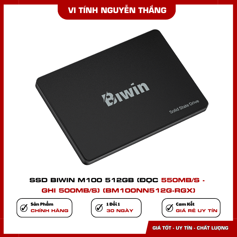 SSD SATA III 2.5 inch Biwin M100 512GB
