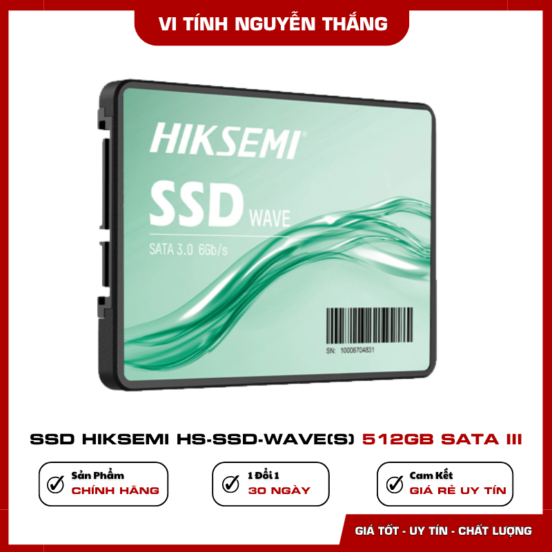 Bộ nhớ 3D NAND SSD HIKSEMI HS-SSD-WAVE(S) 512GB