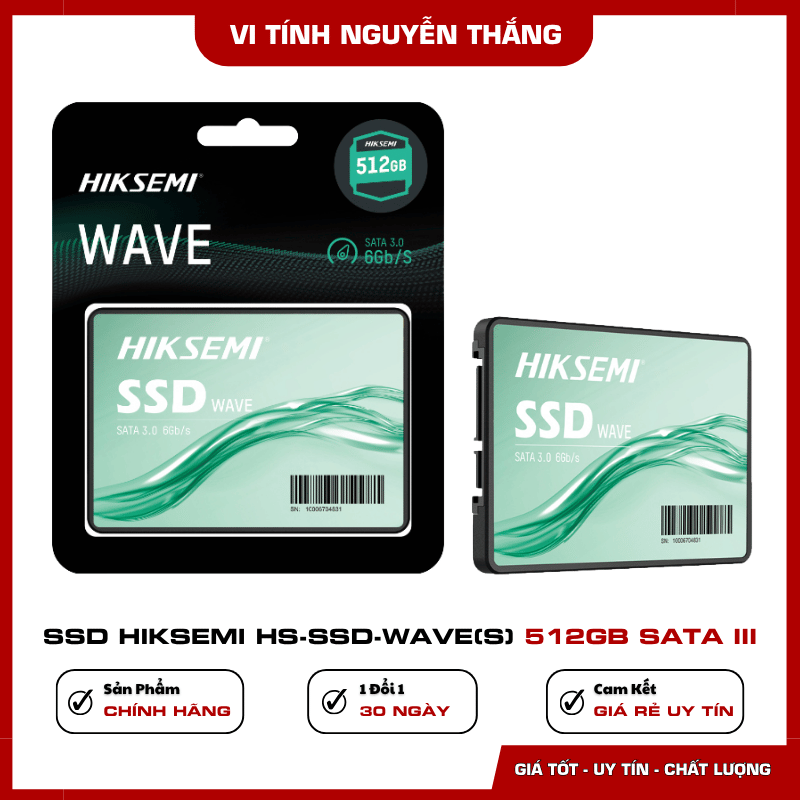 Nâng cấp máy tính với SSD HIKSEMI WAVE S 512GB
