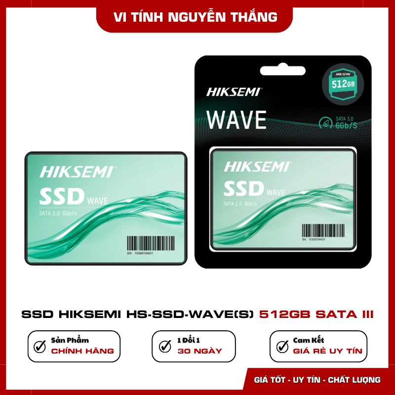 SSD HIKSEMI HS-SSD-WAVE(S) 512GB SATA III