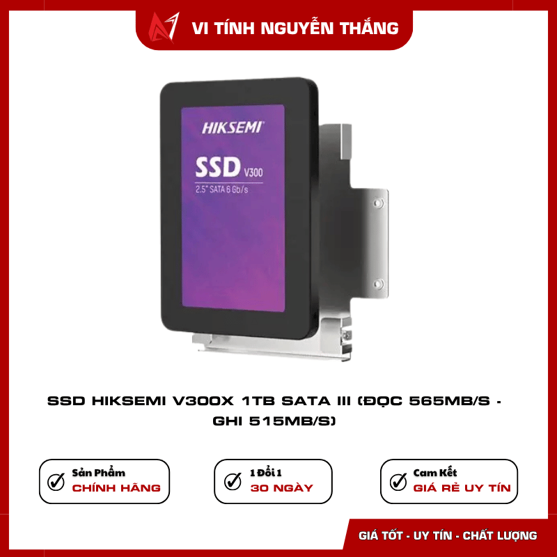 SSD HikSemi V300X 1TB tốc độ đọc 565MB/s ghi 515MB/s