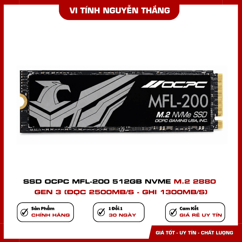 Nâng cấp PC laptop với SSD OCPC MFL-200 512GB