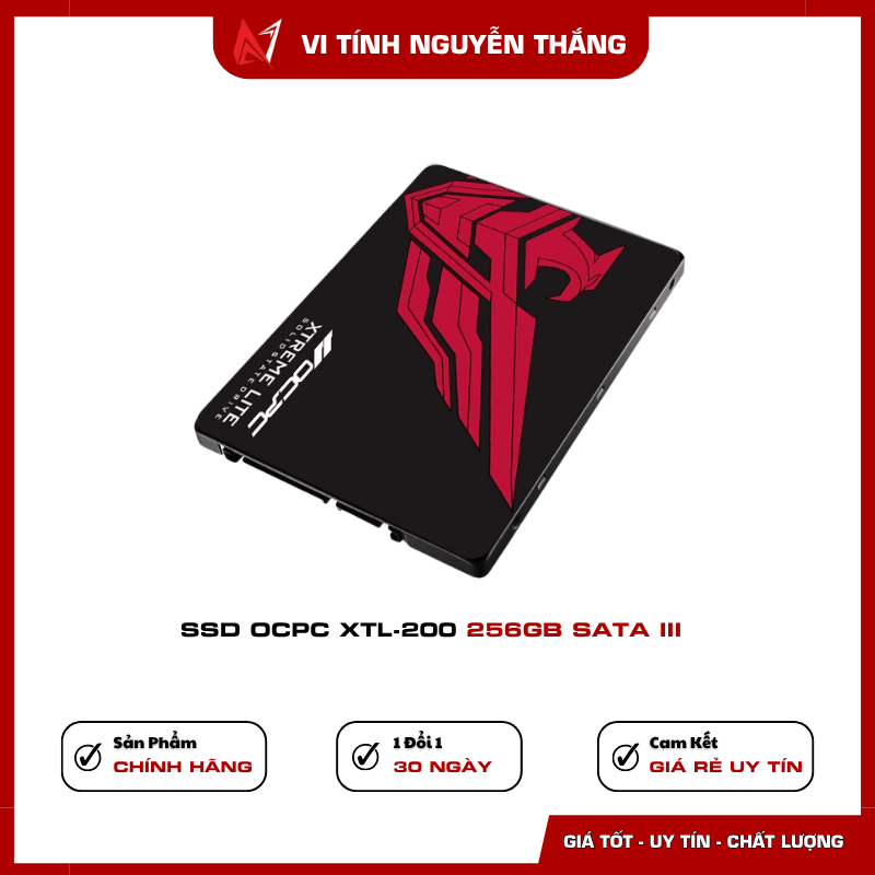 SSD OCPC XTL-200 256GB cho build PC văn phòng