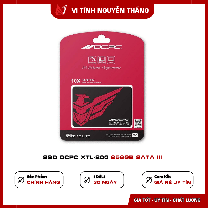 SSD OCPC XTL-200 256GB SATA III dung lượng 256GB