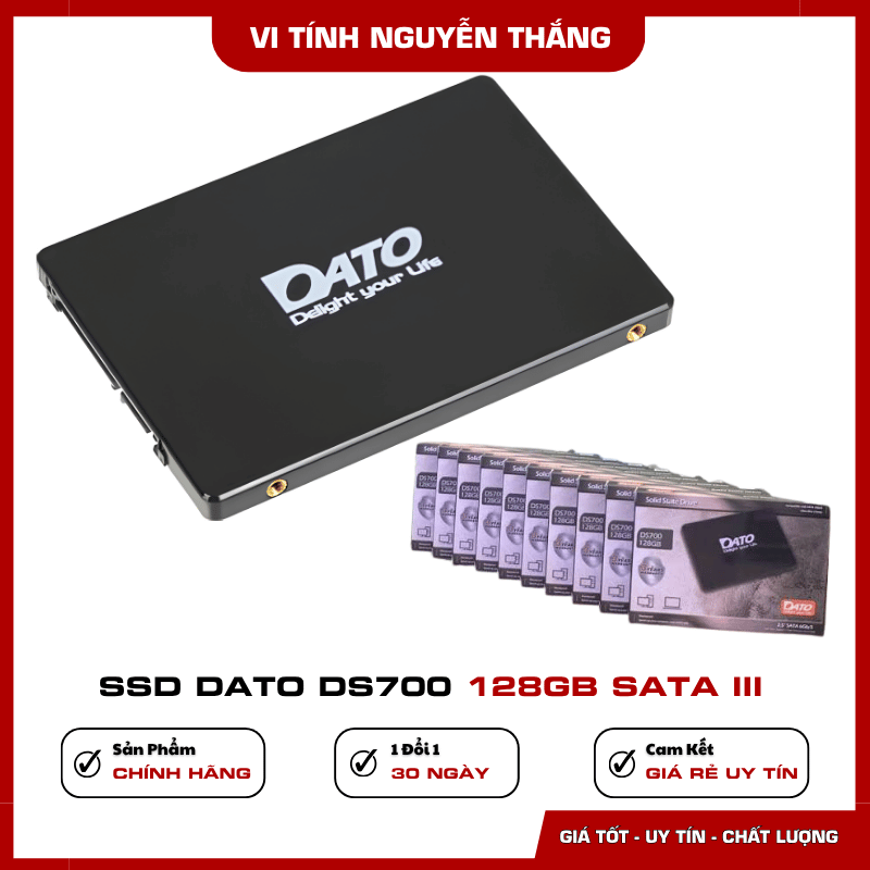 Ổ cứng SSD DATO DS700 sử dụng bộ nhớ 3D TLC NAND
