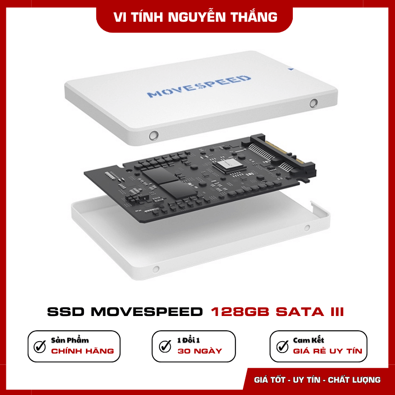 SSD MOVESPEED 128GB SATA III bảo hành 5 năm