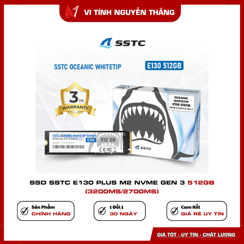 SSD SSTC E130 Plus 512GB tốc độ cao