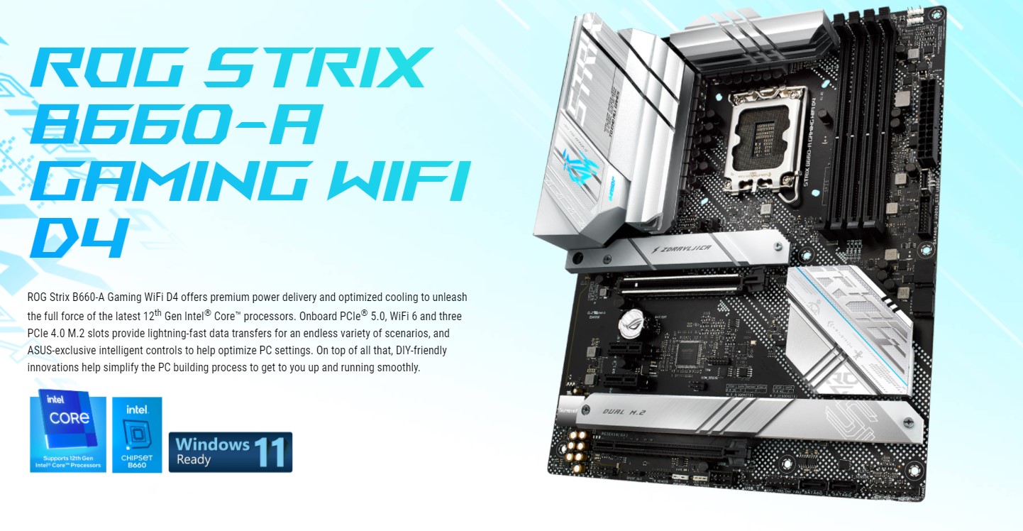 Asus ROG STRIX B660-A GAMING WIFI D4