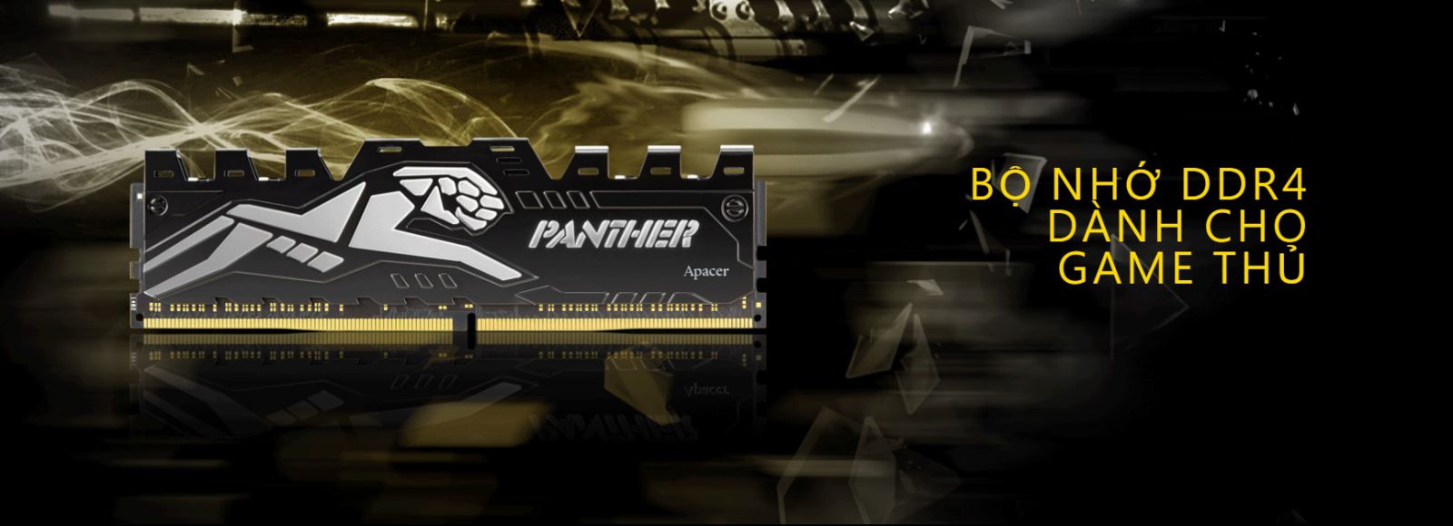 Ram Desktop Apacer OC Panther-Golden