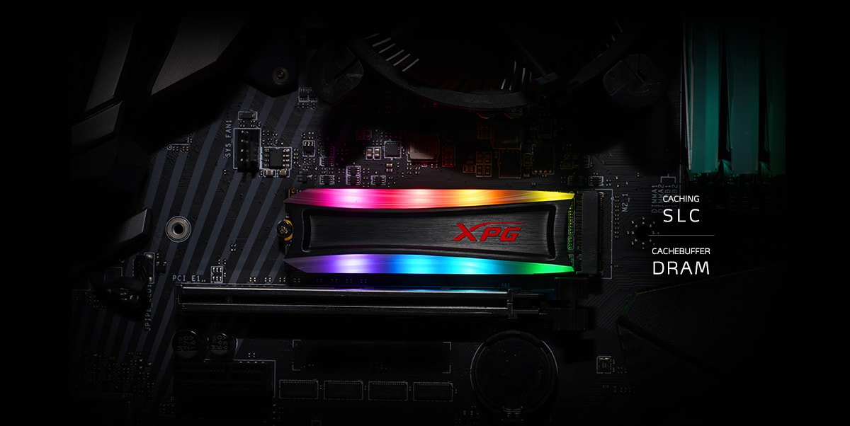 Ổ SSD Adata SPECTRIX S40G LED RGB 256Gb NVMe M2.2280