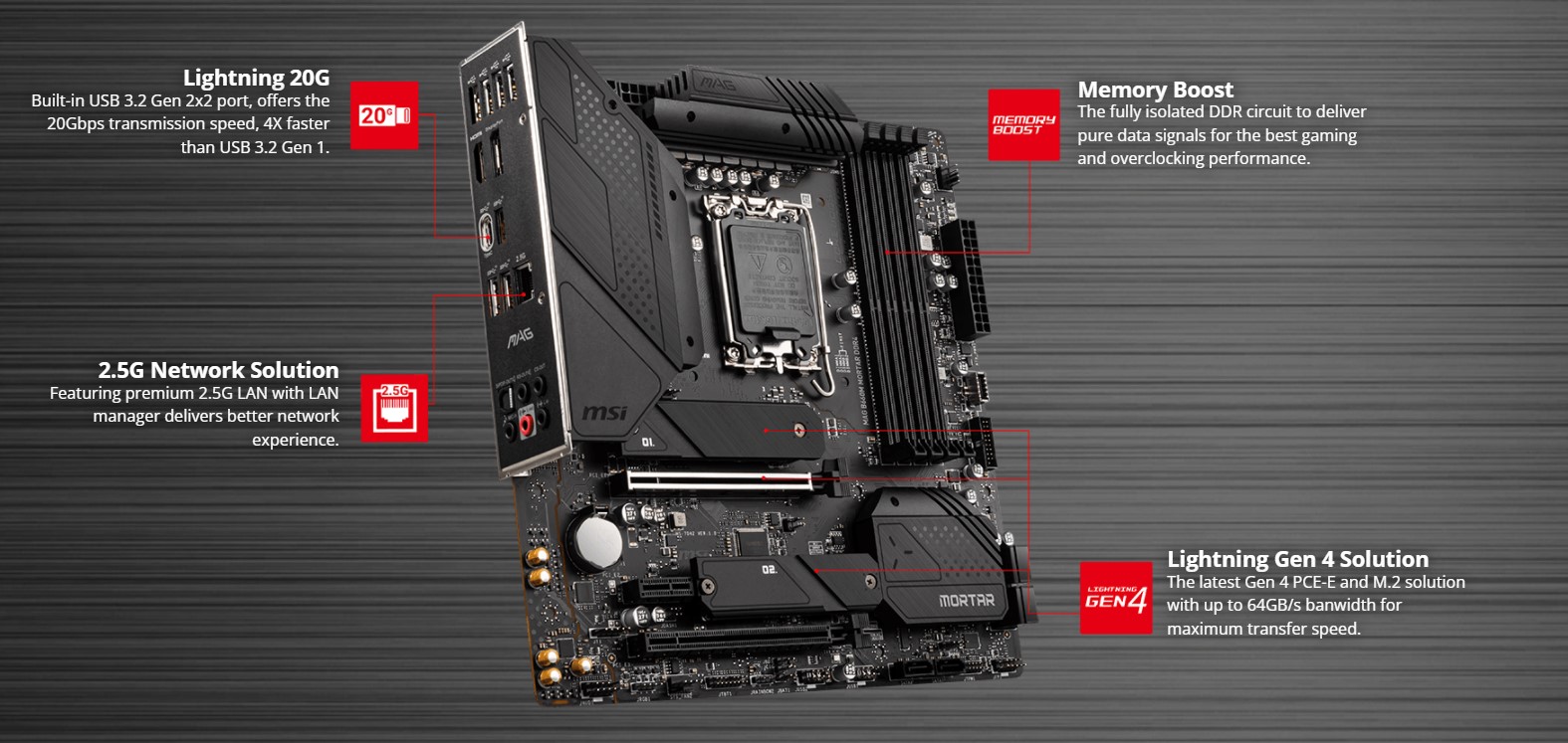 Mainboard MSI MAG B660M MORTAR