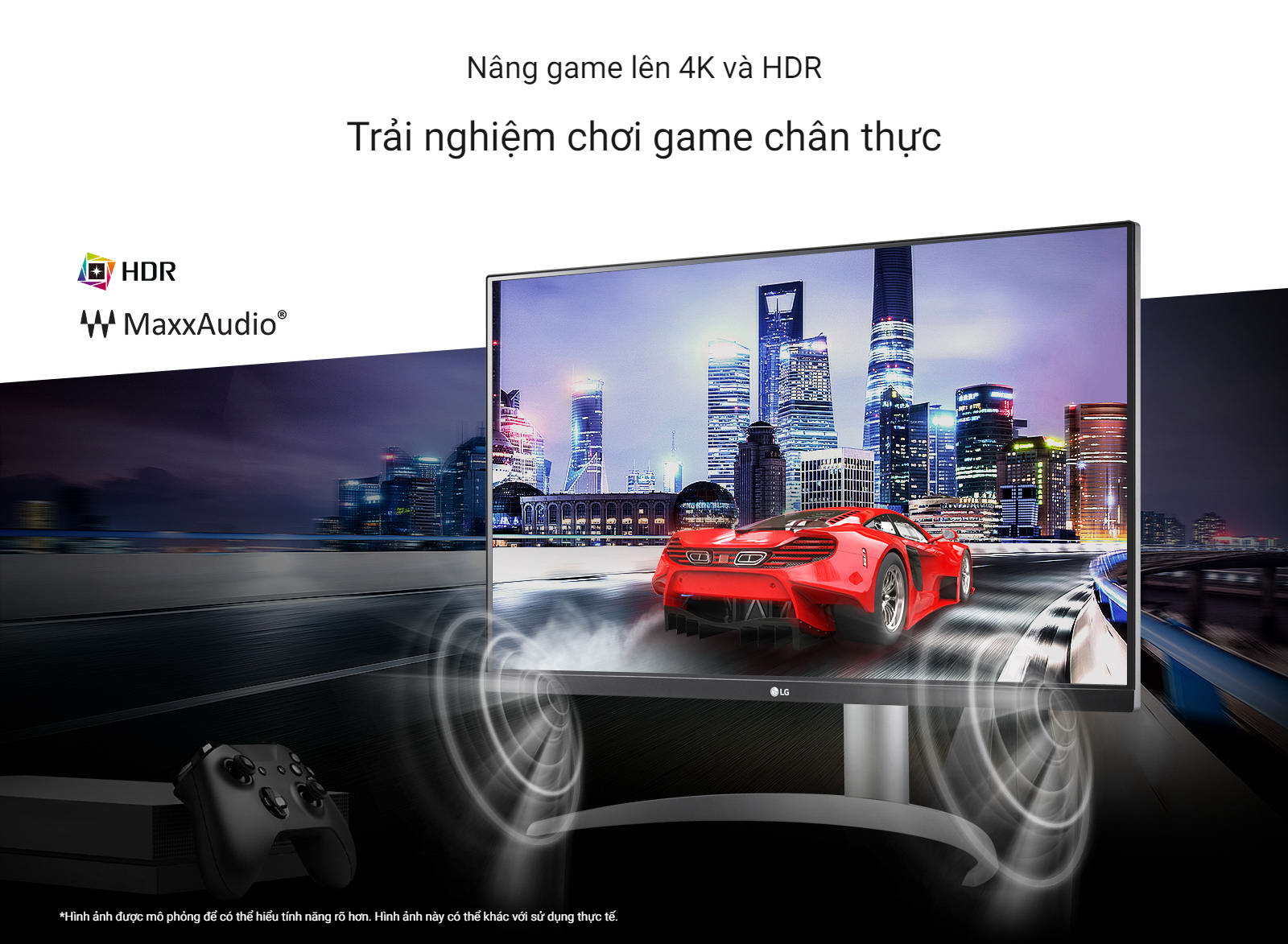 Màn hình LG 27UP850-W trải nghiệm game