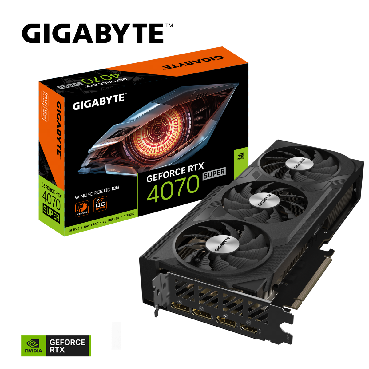 GIGABYTE GẺOCE RTX 4070 SUPER WINFORCE GAMING OC 12GB - VI TÍNH NGUYÊN THẮNG