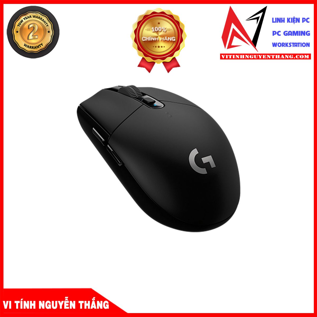 Chuột chơi game Logitech G304 Wireless (Đen)_2