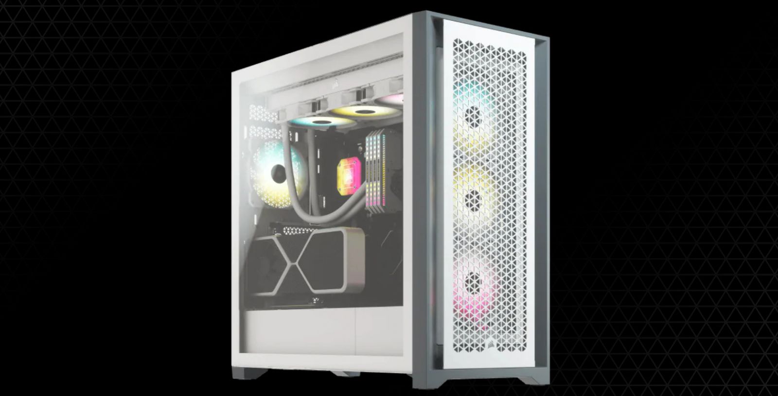 Vỏ máy tính Corsair 5000D Airflow TG White giới thiệu