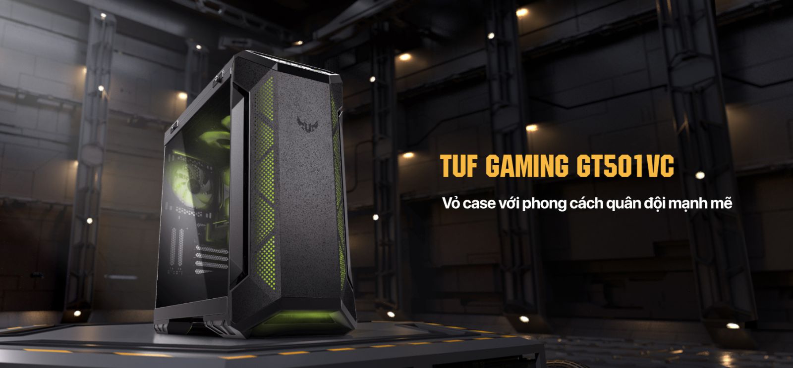 Case Asus TUF Gaming GT501VC - Tempered Glass