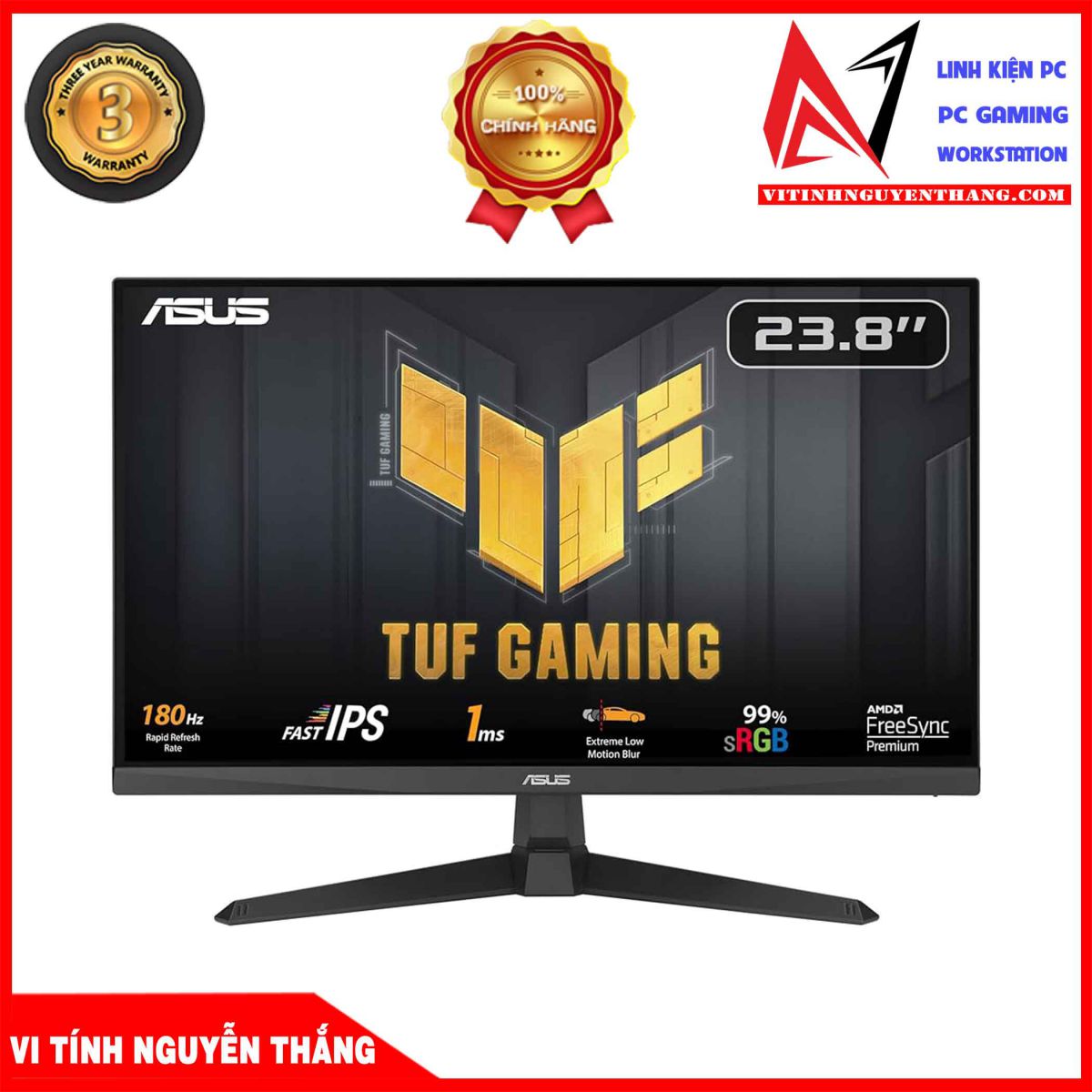 asus tuf gaming vg249q3a 180hz - vi tính nguyễn thắng