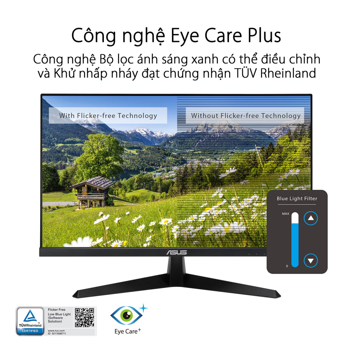 MÀN HÌNH ASUS VY249HGE - VI TÍNH NGUYỄN THẮNG