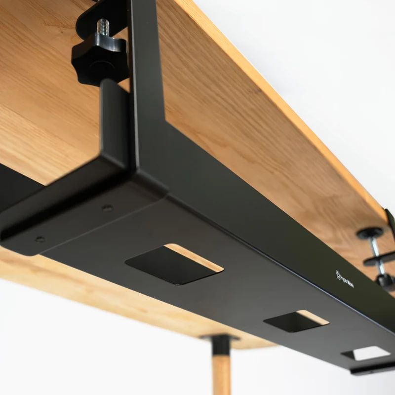 Khay dấu dây kẹp bàn HyperWork Đen