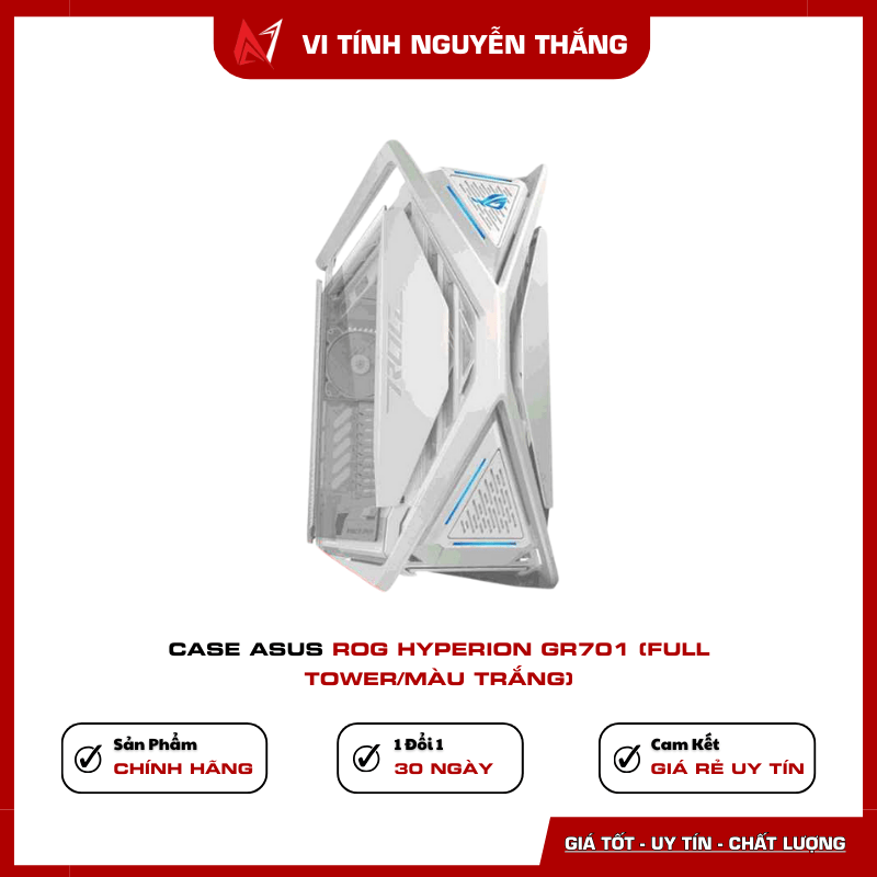 Case ASUS ROG Hyperion GR701 Full Tower Màu Trắng