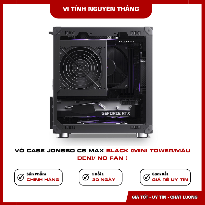 Tay xách Vỏ Case Jonsbo C6 MAX Black