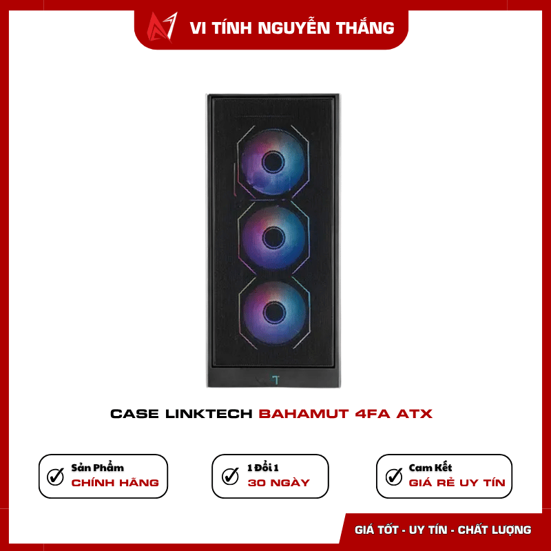 Case Linktech Bahamut 4FA ATX hỗ trợ mainboard E-ATX ATX M-ATX ITX