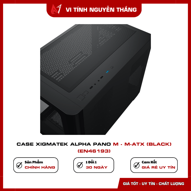 Case Xigmatek Alpha Pano M cổng USB 3.0 USB 2.0 Audio