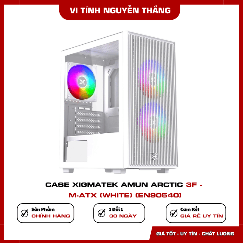 Cổng kết nối Case Xigmatek Amun Arctic 3F White
