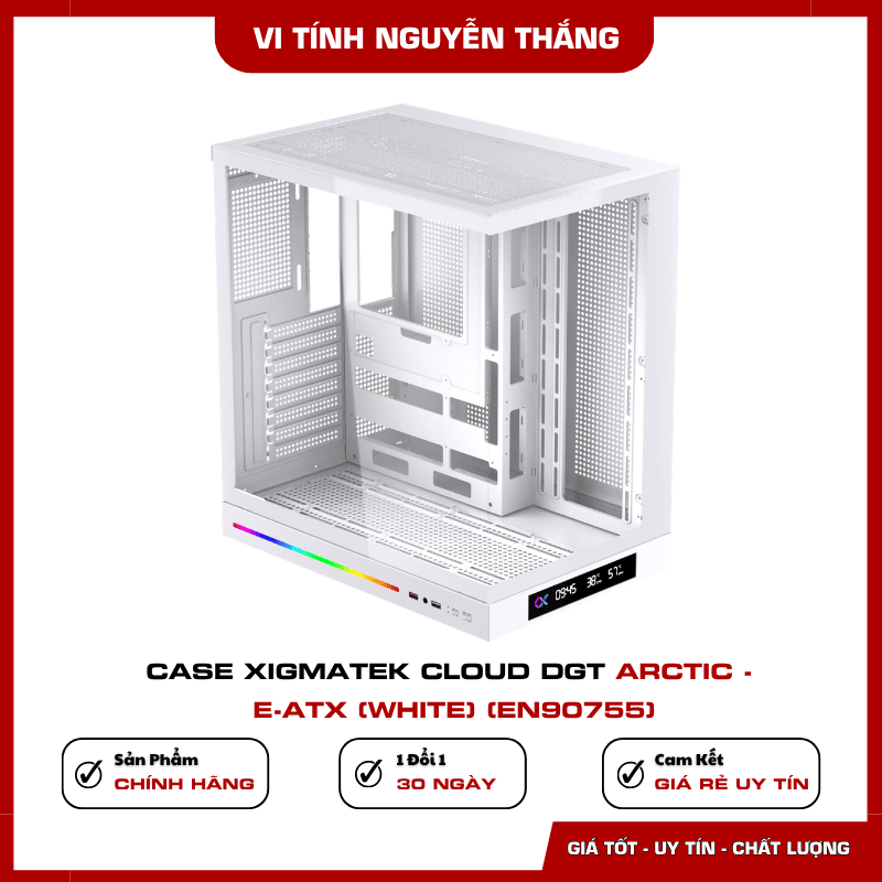 Hệ thống quạt ARGB PWM của Xigmatek Cloud DGT Arctic