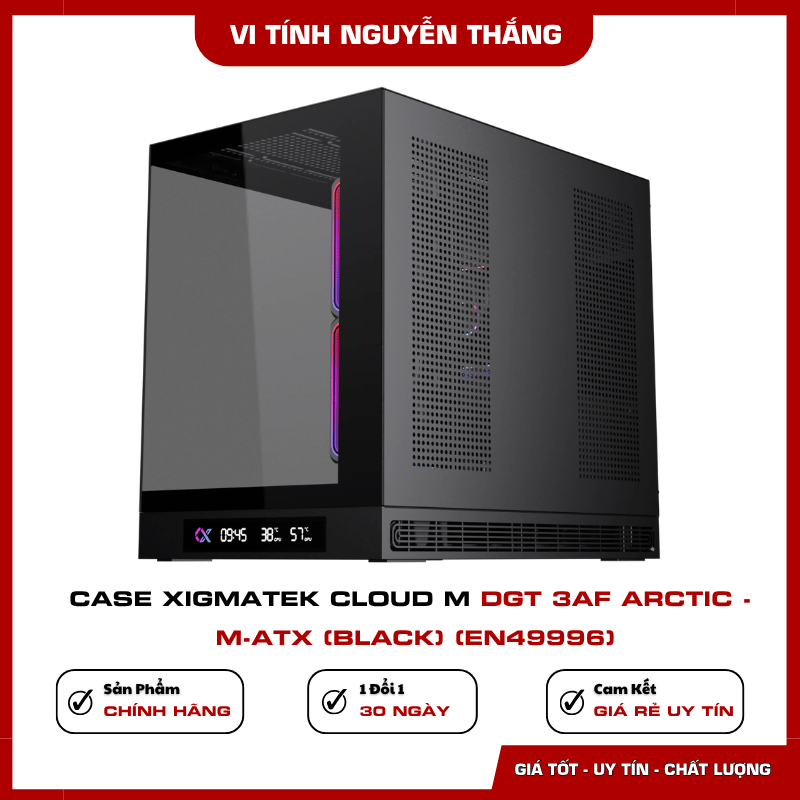 Khả năng lắp radiator 360mm trên Case Xigmatek Cloud M DGT 3AF