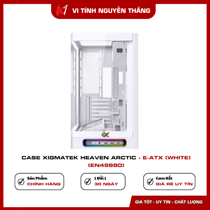 Case Xigmatek Heaven Arctic hỗ trợ VGA dài 410mm
