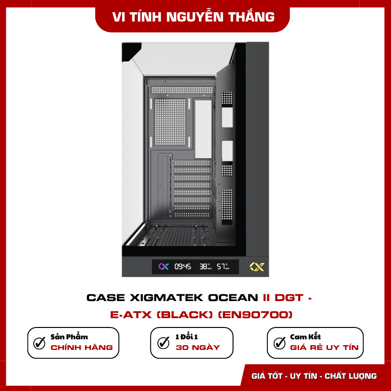 Màn hình DGT tùy chỉnh trên Case Xigmatek Ocean II DGT EN90700