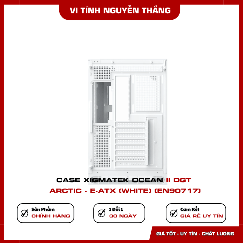 Case Xigmatek Ocean II DGT Arctic EN90717 màu trắng