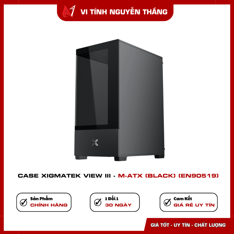 Case Xigmatek View III hỗ trợ mainboard Micro ATX và Mini ITX