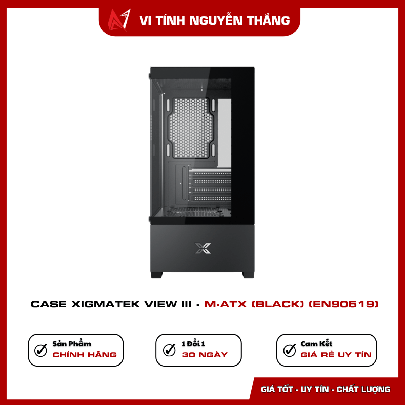 Không gian lắp linh kiện bên trong Case Xigmatek View III EN90519