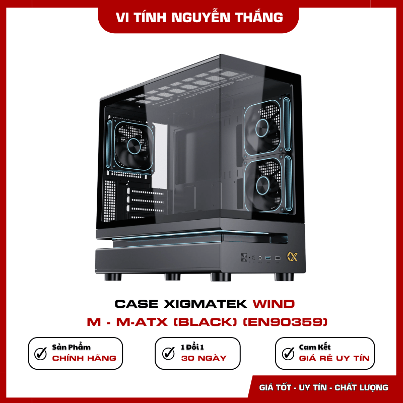 Khả năng tản nhiệt Case Xigmatek Wind M