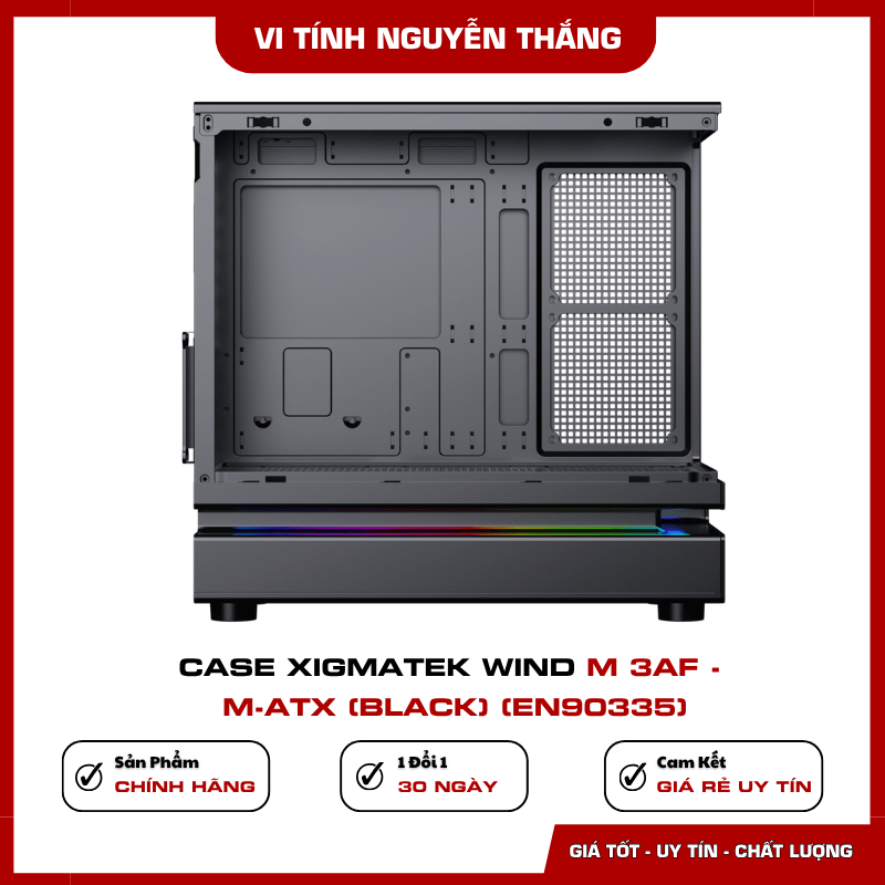 Hỗ trợ radiator 360mm Case Xigmatek Wind M 3AF