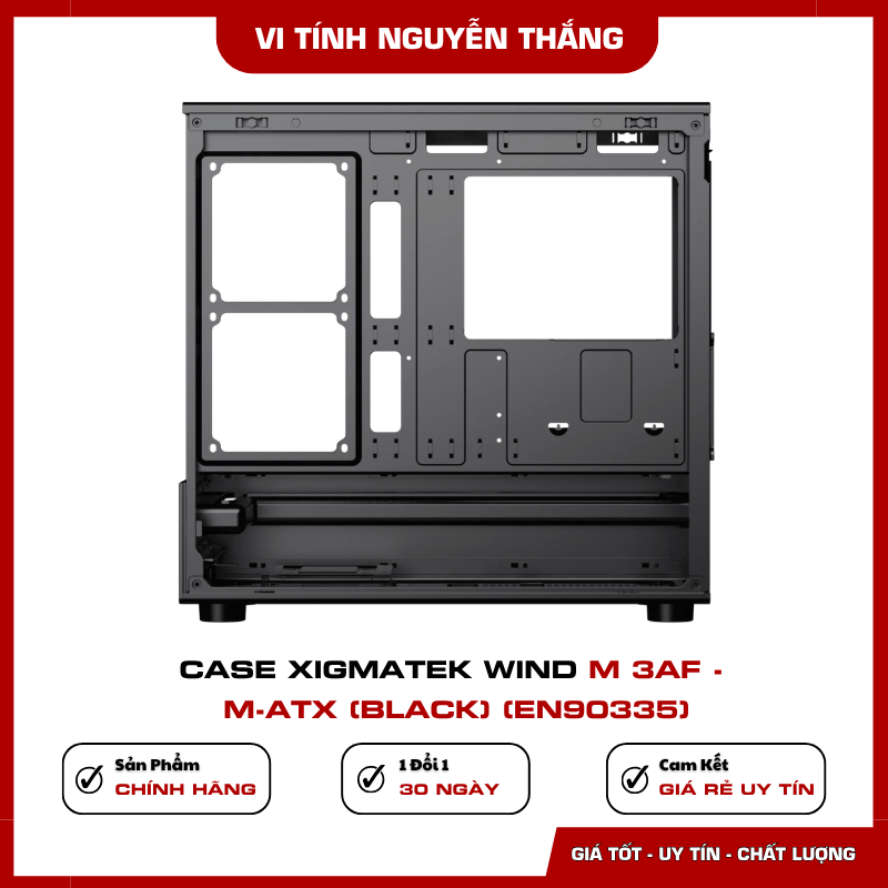 Không gian lắp VGA Case Xigmatek Wind M 3AF EN90335