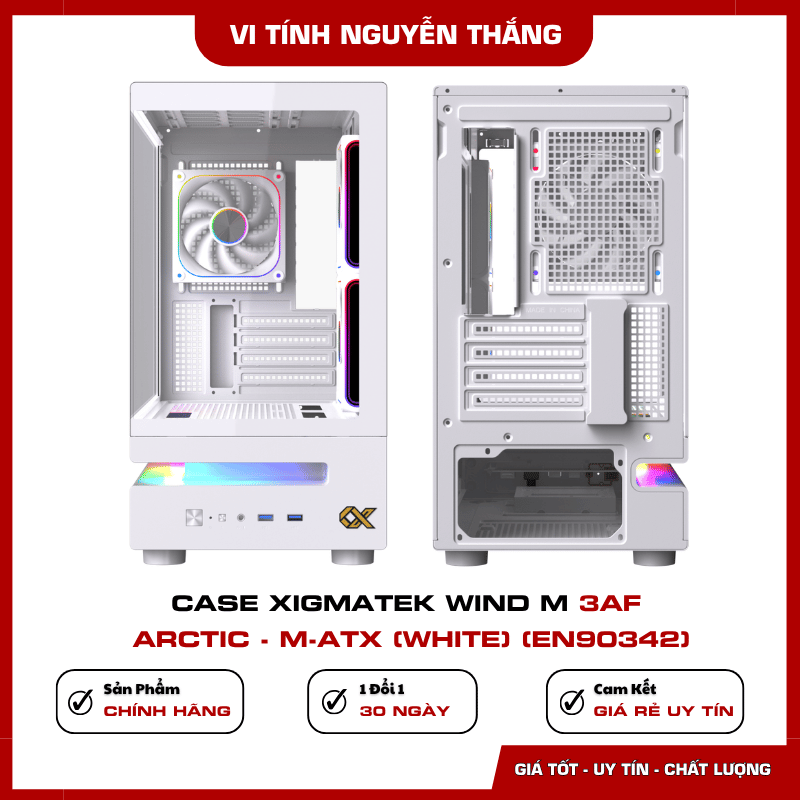 Khả năng tản nhiệt Case Xigmatek Wind M Arctic EN90366