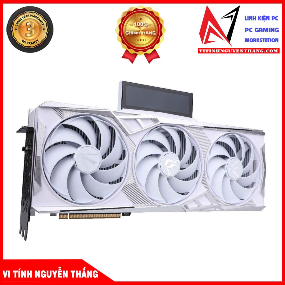 CARD MÀN HÌNH COLORFUL IGAME GEFORCE RTX 4080 SUPER VULCAN W OC 16GB-V - VI TÍNH NGUYỄN THANGỨ