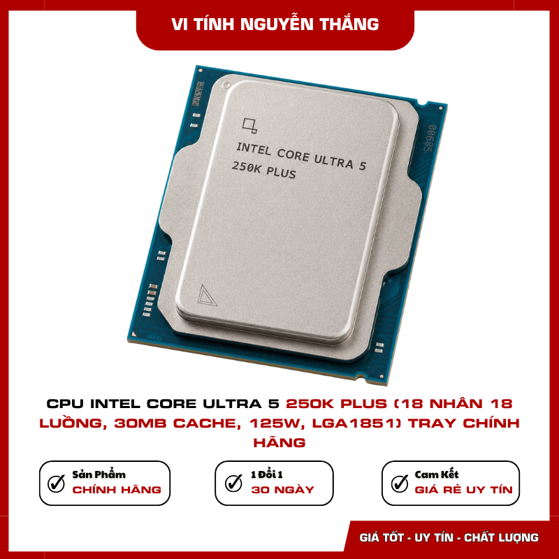 Hiệu năng CPU Intel Core Ultra 5 250K Plus