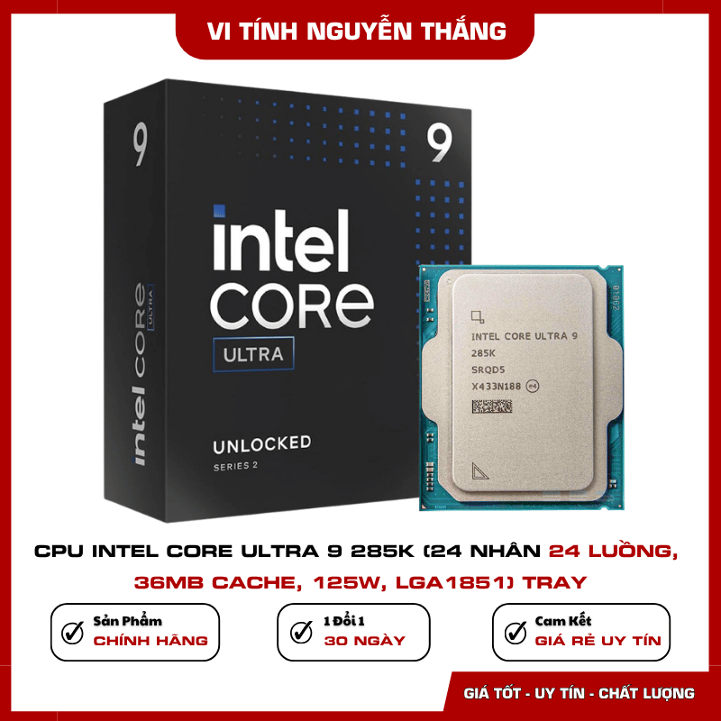 Intel Core Ultra 9 285K Turbo 5.7GHz 36MB Smart Cache